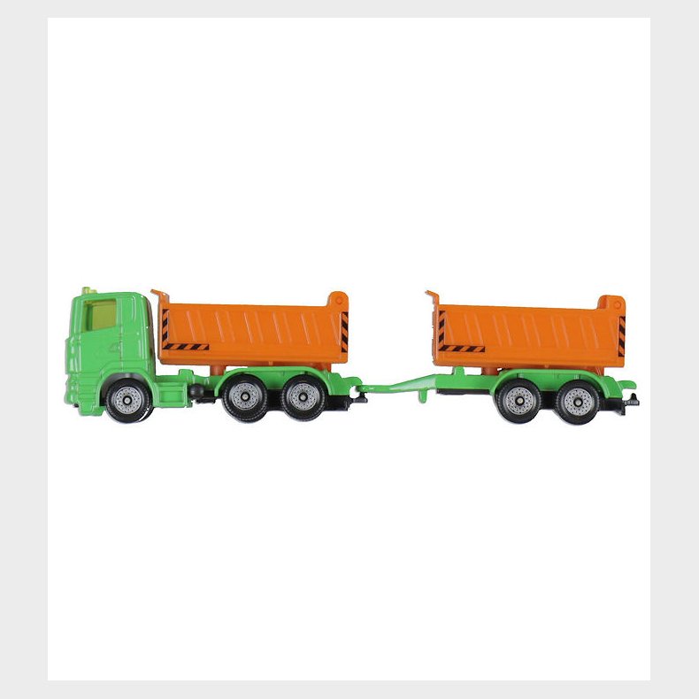Siku Lastbil - Lastbil m. Dump Body &amp; Trailer