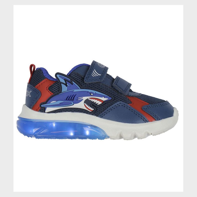Geox Sko m. Lys - J Ciberdron - Navy/Rd