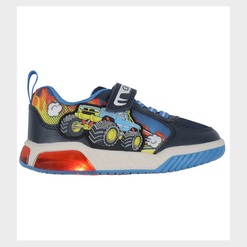 Geox Sko m. Lys - J Inek B. E - Navy/Light Blue