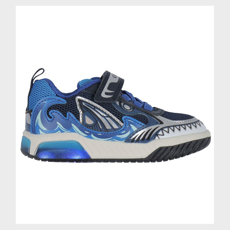 Geox Sko m. Lys - J Inek B. D - Navy/Light Blue
