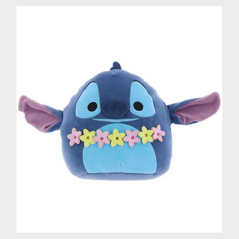 Squishmallows Bamse - 20 cm - Stitch m. Blomsterkrans