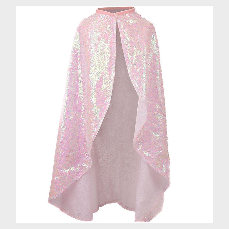 Great Pretenders Udkldning - Pink Sequins Twirl Cape