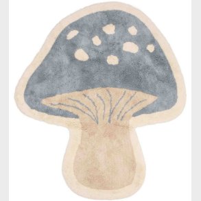 Little Dutch Gulvtppe - 102x118 - Mushroom Blue