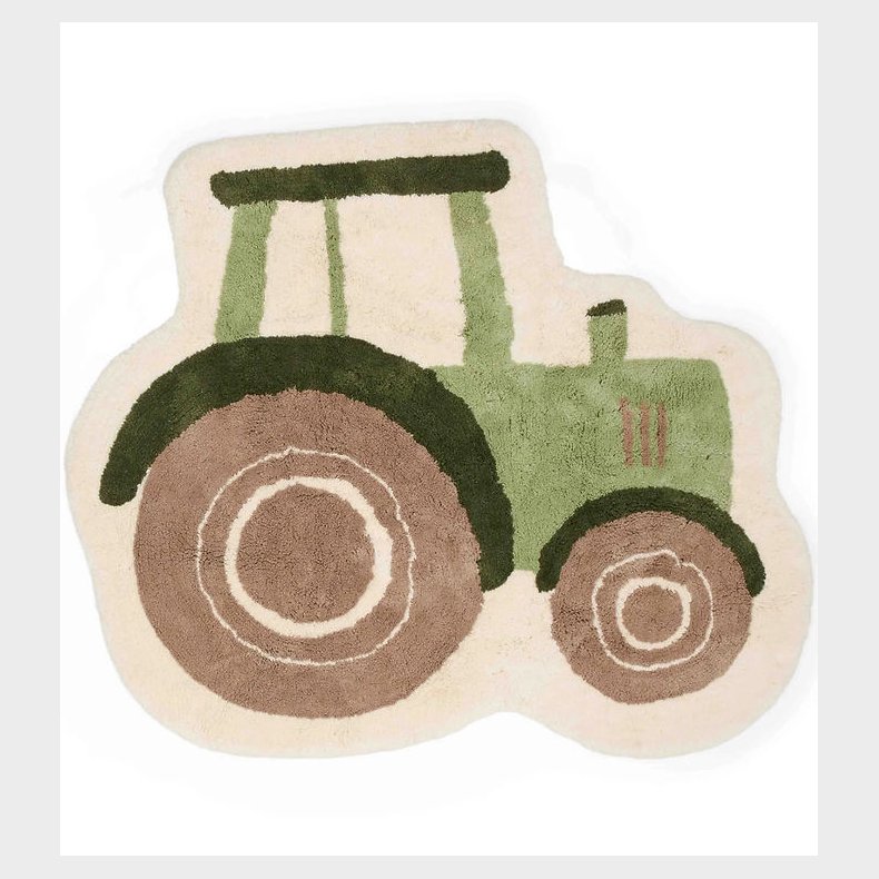 Little Dutch Gulvtppe - 100x110 - Tractor Olive