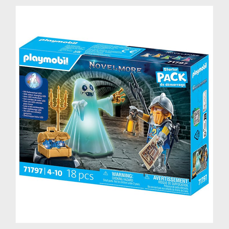 Playmobil Novelmore - Ghost And Novelmore Knight - 71797 - 18 De