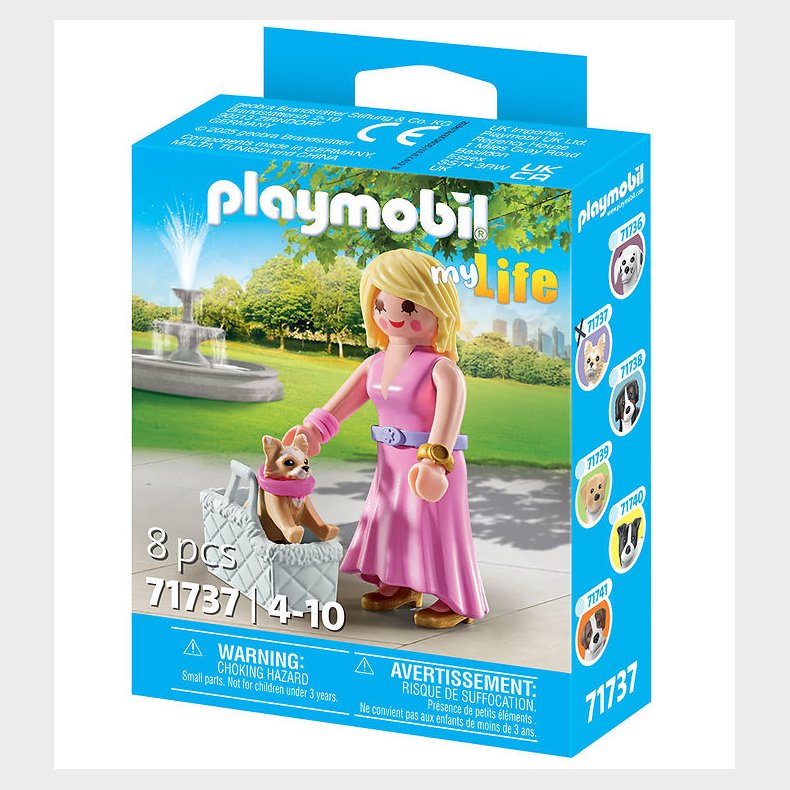 Playmobil - It-Girl With Chihuahua - 71737 - 8 Dele