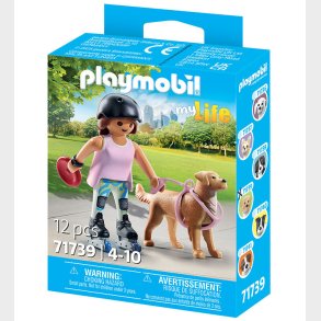 Playmobil Skater With Retriever - 71739 - 12 Dele