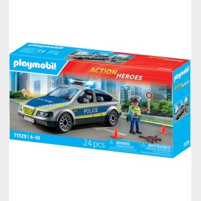 Playmobil Action Heroes - Police Patrol Car - 71729 - 24 Dele