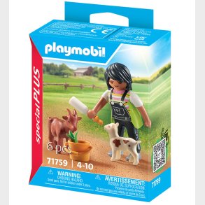 Playmobil SpecialPlus - Woman With Goats - 71759 - 6 Dele