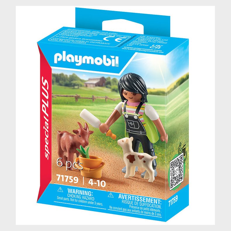 Playmobil SpecialPlus - Woman With Goats - 71759 - 6 Dele