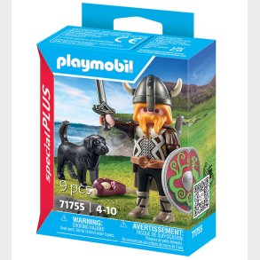 Playmobil SpecialPlus - Viking With Guard Dog - 71755 - 9 Dele