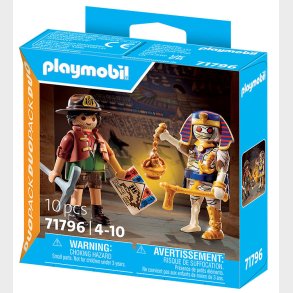 Playmobil Duopack - Treasure Hunter And Mummy - 71796 - 10 Dele