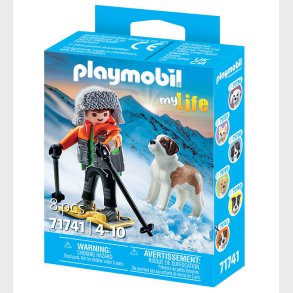 Playmobil My Life - Hiker With Saint Bernard - 71741 - 8 Dele