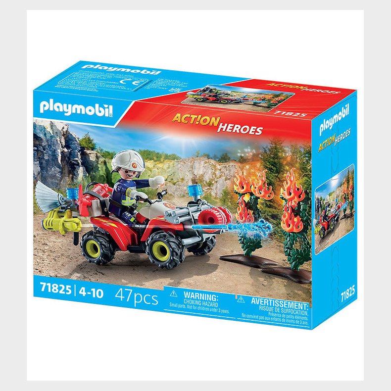 Playmobil Action Heroes - Firefighting Quad - 71825 - 47 Dele
