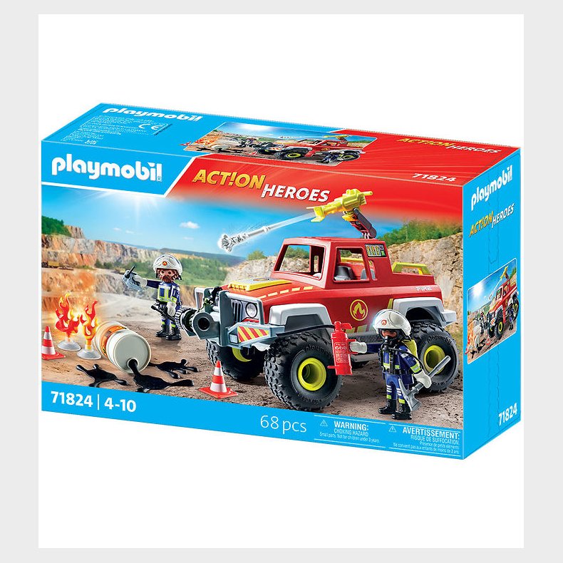 Playmobil Action Heroes - Firefighting Truck - 71824 - 68 Dele