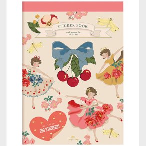 Konges Sljd Klistermrkebog - A Sticker A Day - Pink