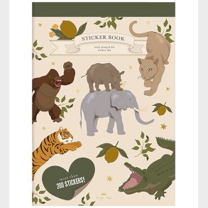 Konges Sljd Klistermrkebog - A Sticker A Day - Tiger