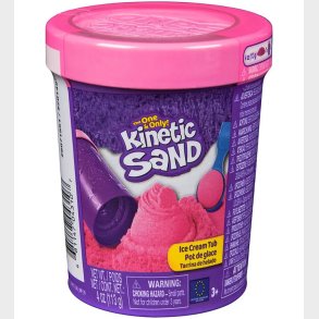 Kinetic Sand Sandst - 113 gram - Ice Cream Tub - Pink