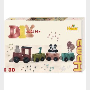 Hama Midi Perler - Art - 3D Fdselsdagstog