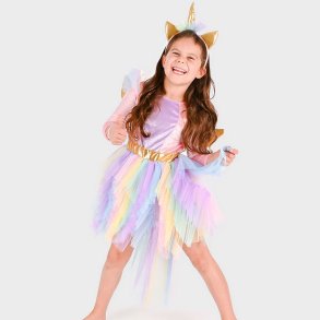 Den Goda Fen Udkldning - Dress Unicorn m. Diadem