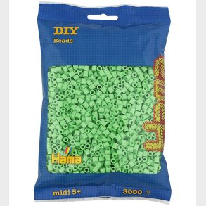 Hama Midi Perler - 3000 stk. - 115 Klar Grn