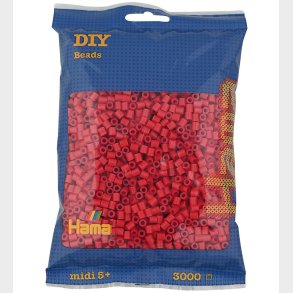 Hama Midi Perler - 3000 stk. - 114 Kirsebrrd