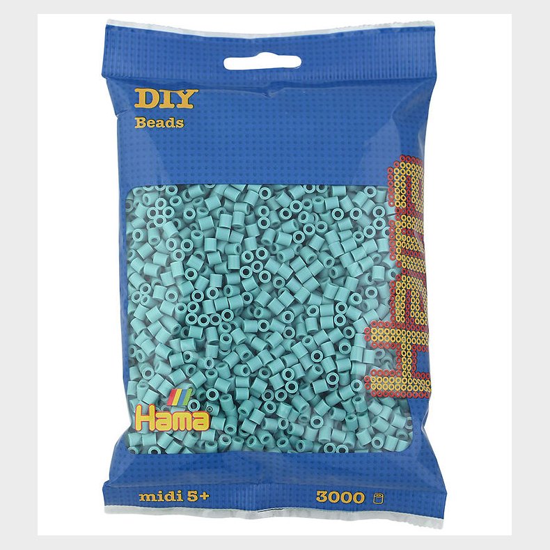 Hama Midi Perler - 3000 stk. - 113 Aqua