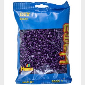 Hama Midi Perler - 3000 stk. - 108 Aubergine