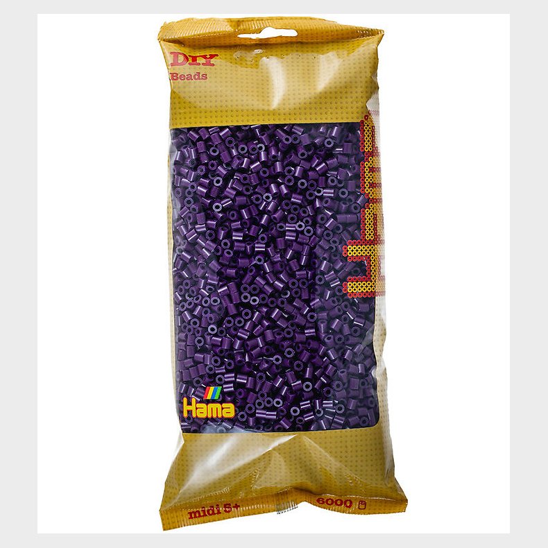 Hama Midi Perler - 6000 stk. - 108 Aubergine