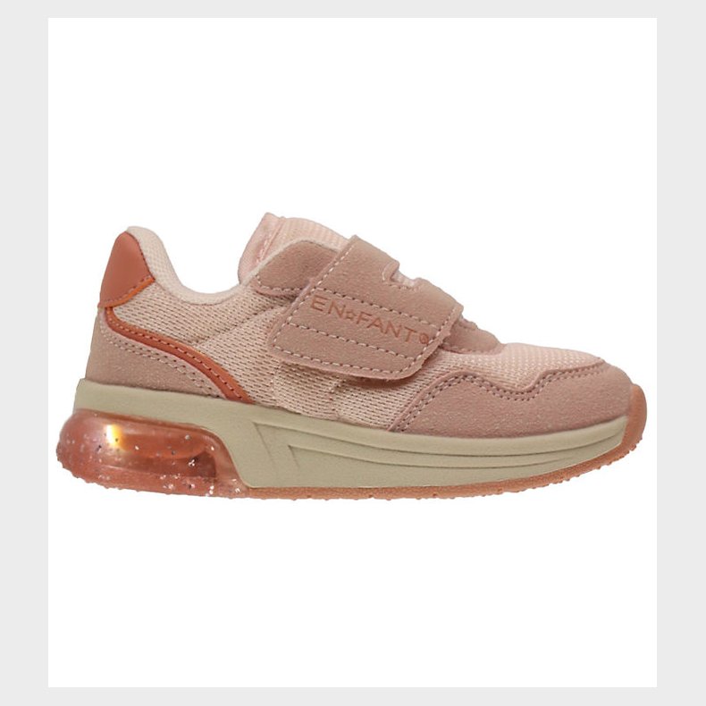 En Fant Sneakers - Velcro w. Light - Sepia Rose