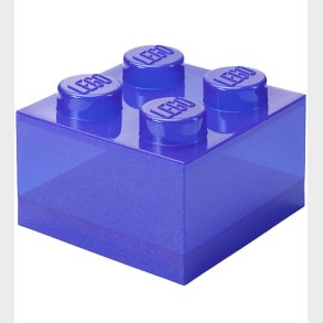 LEGO Storage Opbevaringsboks - 4 Knopper - Glitter Violet