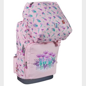 LEGO Skoletaske - Optimo - Flowers - Lyserd