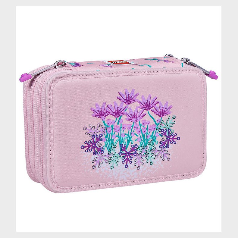 LEGO Penalhus m. Indhold - Flowers - Lyserd