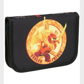 LEGO Ninjago Penalhus m. Indhold - Dragon Energy - Sort