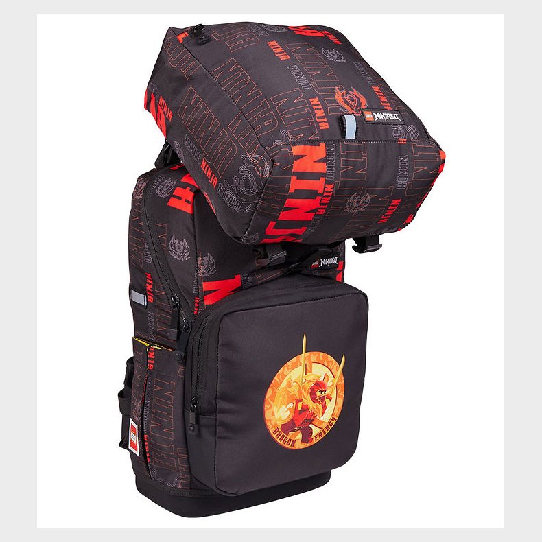 LEGO Ninjago Skoletaske - Dragon Energy - Sort