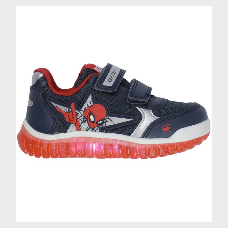 Geox Blinkesko - B Lightyloo - Marvel Spider-Man - Navy/Red