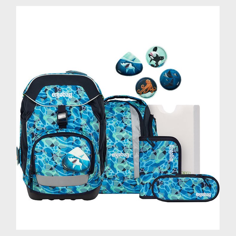 Ergobag Skoletaskest - Ocean DiveBear