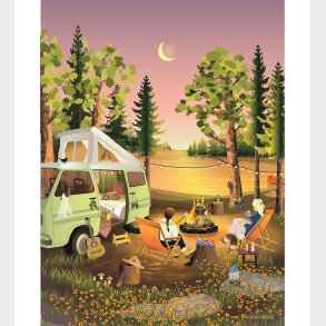 Vissevasse Plakat - 30x40 cm - Van Life