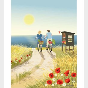 Vissevasse Plakat - 30x40 cm - Sommerliv