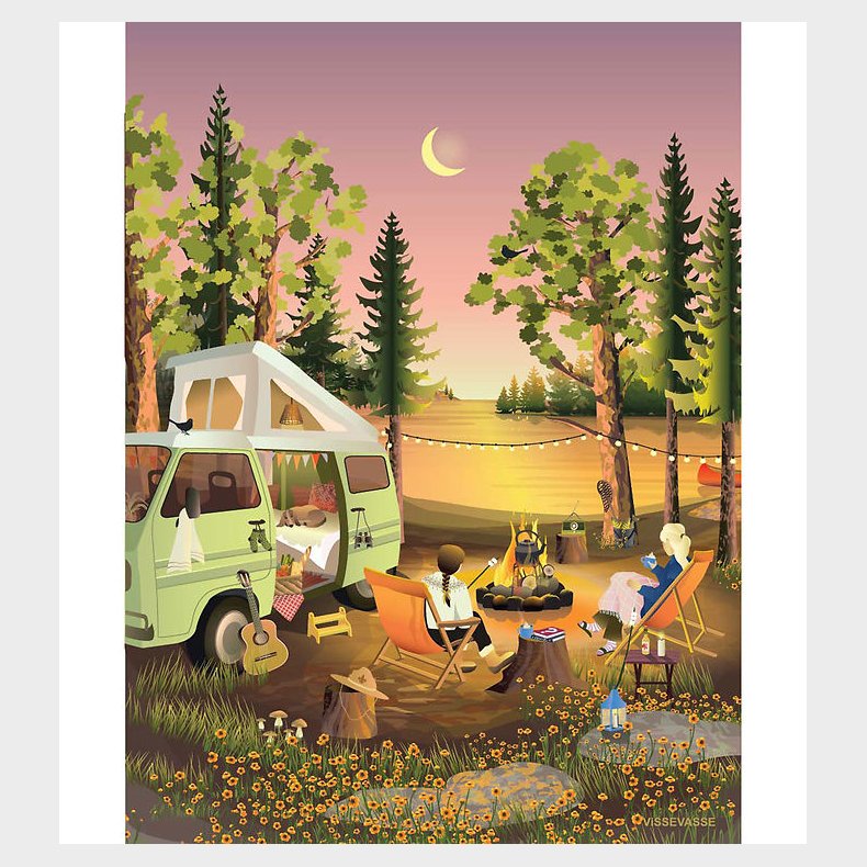 Vissevasse Plakat - 50x70 cm - Van Life