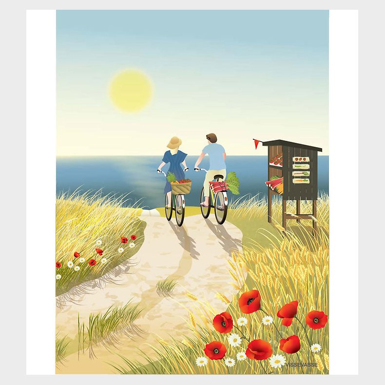 Vissevasse Plakat - 50x70 cm - Sommerliv