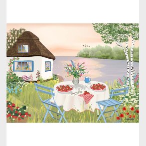 Vissevasse Plakat - 50x70 cm - Sweet Strawberries