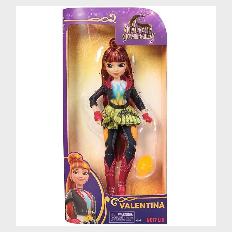Unicorn Academy Dukke - 24 cm - Valentina