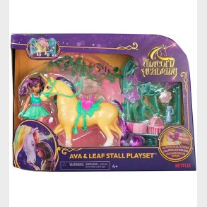 Unicorn Academy Legetjsfigurer - Ava & Leaf Stall
