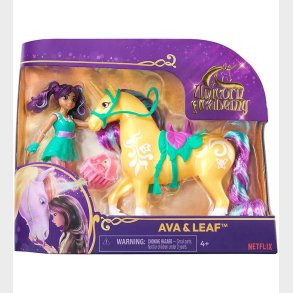Unicorn Academy Legetjsfigurer - 13,5 cm - Ava & Leaf
