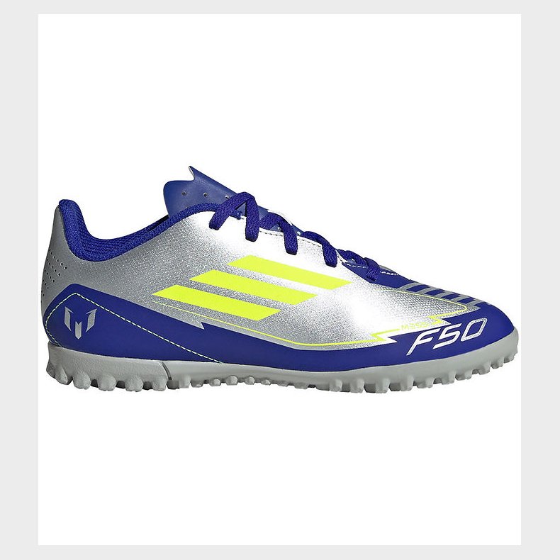 adidas Performance fodboldstvler - F50 Club TF J Messi - Silvmt