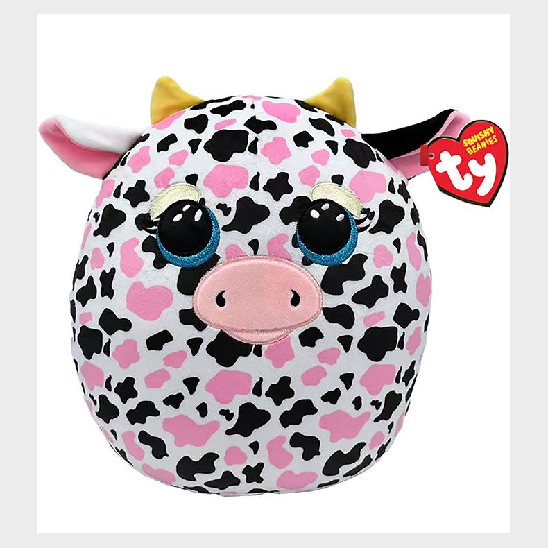 Ty Bamse - Squishy Beanies - 25 cm - Milkshake