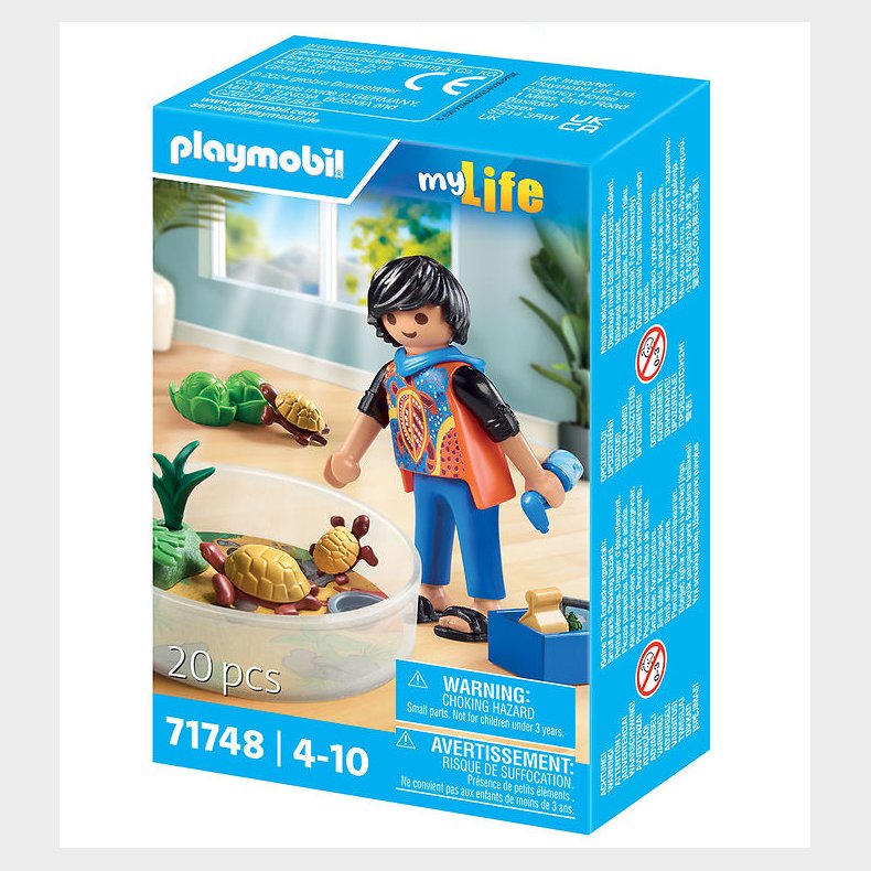 Playmobil MyLife - Skildpaddeterrarium - 71748 - 20 Dele