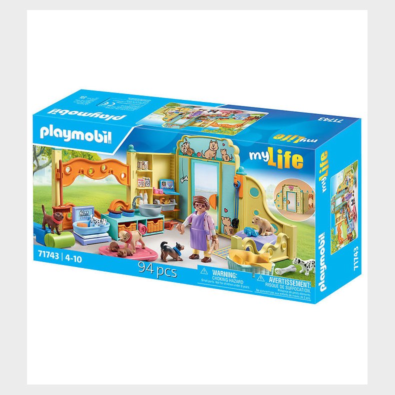 Playmobil MyLife - Hvalpeplejecenter - 71743 - 94 Dele