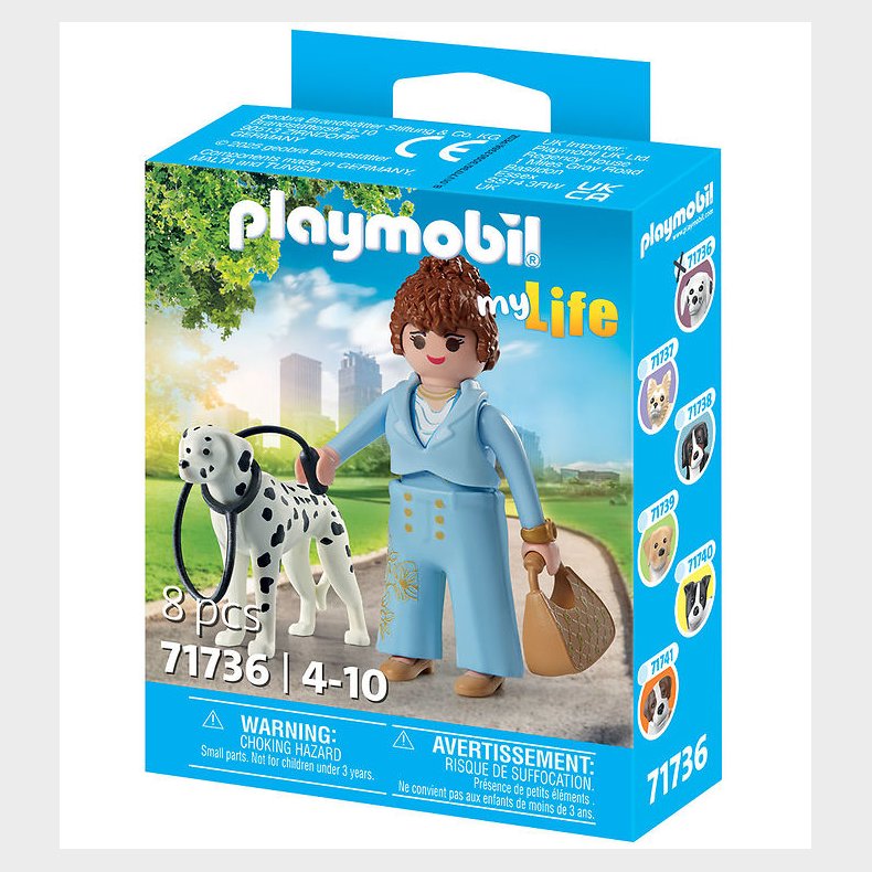 Playmobil MyLife - Manager med Dalmatiner - 71736 - 8 Dele